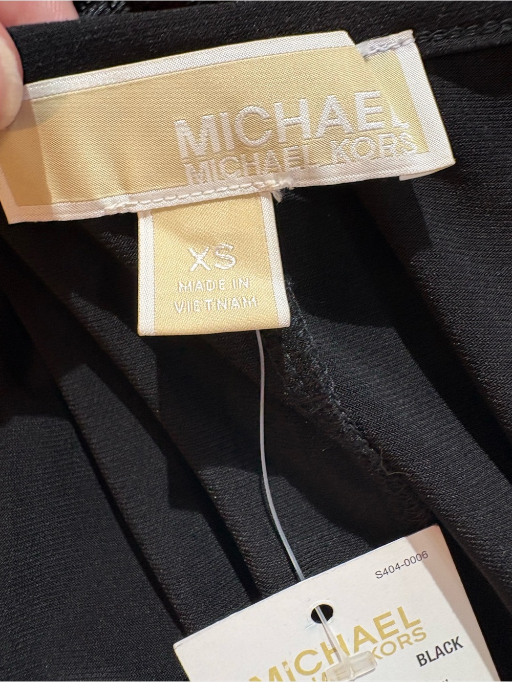 Michael Kors Black Sleeveless Knot-Detail Midi Dress - Picture 6 of 10